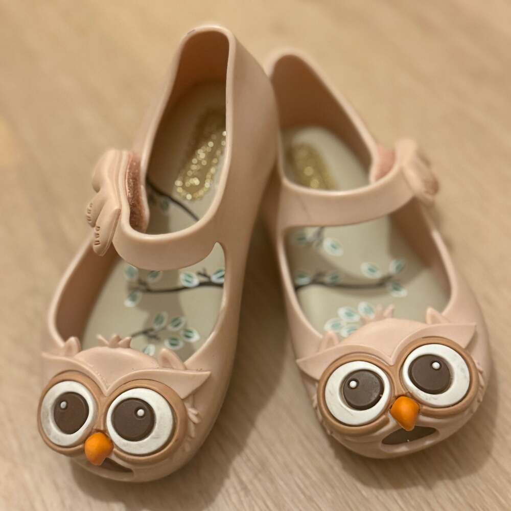 Mini Melissa Owl Ultragirl Mary Jane Shoes